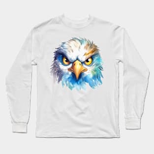 Eagle Watercolor Long Sleeve T-Shirt